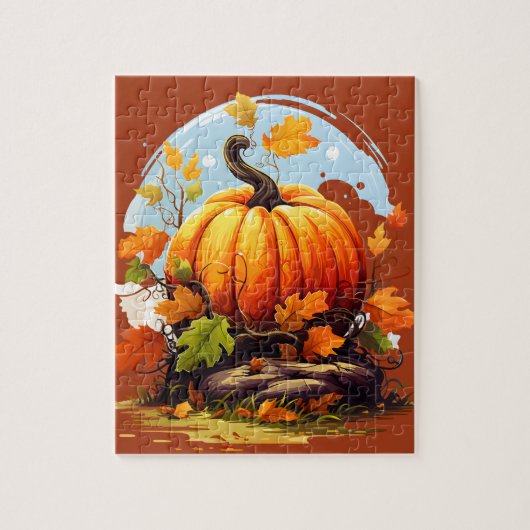 Pumpkin Puzzle für Kinder (Vertikal)