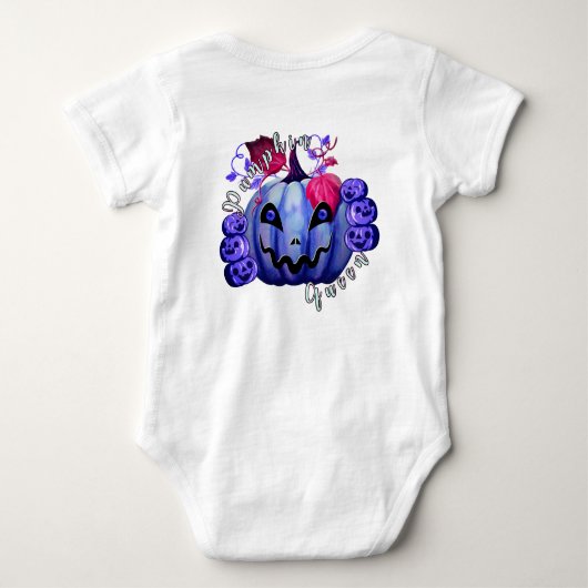 Pumpkin Queen Baby Strampler (Rückseite)