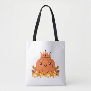 Pumpkin Queen Fall-ästhetisches Halloween-Shirt Tasche