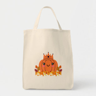 Pumpkin Queen Fall-ästhetisches Halloween-Shirt Tragetasche