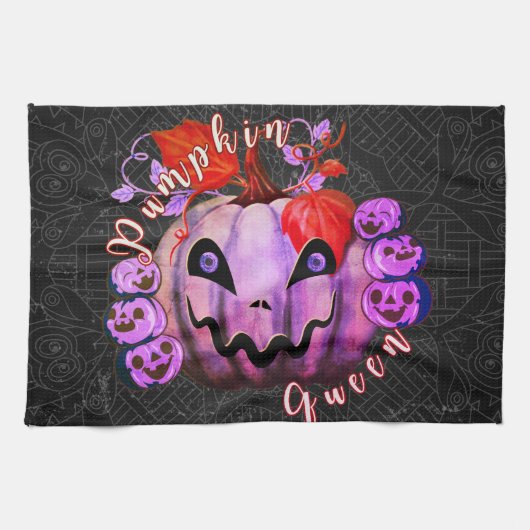 Pumpkin Queen Geschirrtuch (Horizontal)