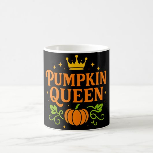 Pumpkin Queen Halloween Kaffeetasse (Mittel)