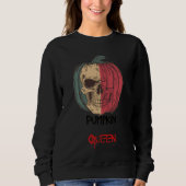 Pumpkin Queen Halloween Sweatshirt • Spooky Vibes (Vorderseite)