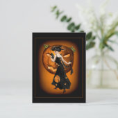 Pumpkin Queen - Postcard Postkarte (Stehend Vorderseite)