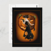 Pumpkin Queen - Postcard Postkarte (Vorne/Hinten)