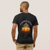 Pumpkin Queen - Royal Autumn Crown T-Shirt (Schwarz voll)