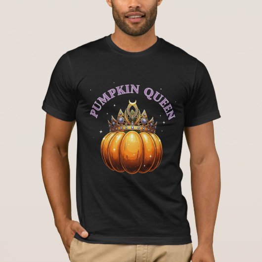 Pumpkin Queen - Royal Autumn Crown T-Shirt (Vorderseite)