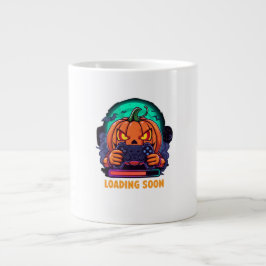 Pumpkin Quest Gamer Loading Design Jumbo-Tasse