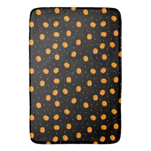 Pumpkin Rain Bath Mat Badematte (Vorderseite Vertikal)