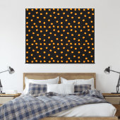 Pumpkin Rain Canvas Print Leinwanddruck (Insitu (Schlafzimmer))