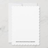 Pumpkin Rain Flat Grußkarte Einladung (Rückseite)