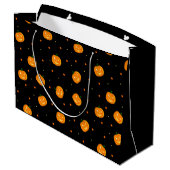 Pumpkin Rain Gift Bags Große Geschenktüte (Rückseite Schrägansicht)