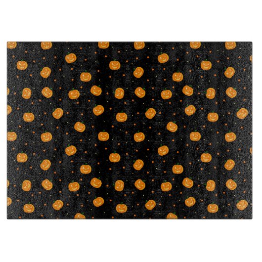 Pumpkin Rain Glass Cutting Board Schneidebrett (Vorderseite)