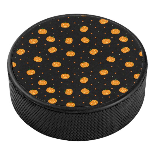 Pumpkin Rain Hockey Puck (3/4)