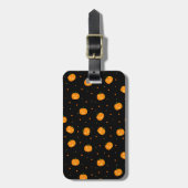Pumpkin Rain Luggage Tag Gepäckanhänger (Vorderseite vertikal)
