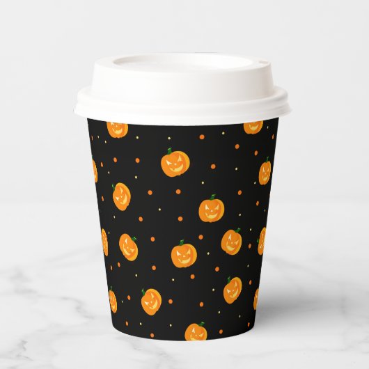 Pumpkin Rain Paper Cups Pappbecher (Vorderseite)