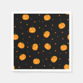 Pumpkin Rain Paper Napkins Serviette (Vorderseite)