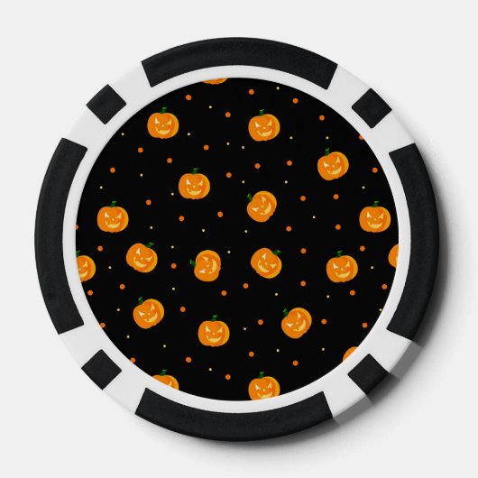 Pumpkin Rain Poker Chips (Rückseite)