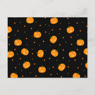 Pumpkin Rain Postcard Postkarte