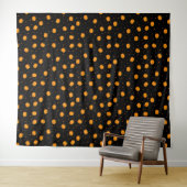 Pumpkin Rain Tapestry Wandteppich (Beispiel (Horizontal))
