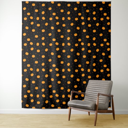 Pumpkin Rain Tapestry Wandteppich (Beispiel)