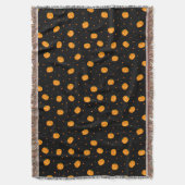 Pumpkin Rain Throw Decke (Vorderseite Vertikal)