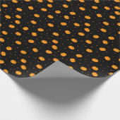 Pumpkin Rain Wrapping Paper Geschenkpapier (Ecke)