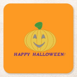 Pumpkin Rechteckiger Pappuntersetzer