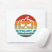 Pumpkin Retro Style Vintag Mousepad (Mit Mouse)