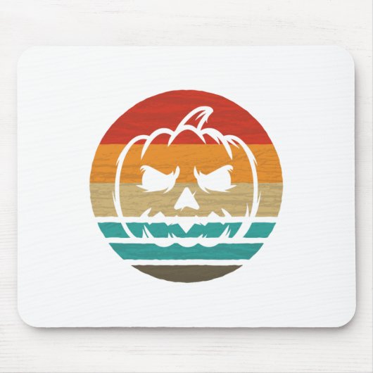 Pumpkin Retro Style Vintag Mousepad (Vorne)