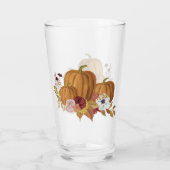 Pumpkin, Rose und Magnolia-Herbstfarben Glas (Rückseite)