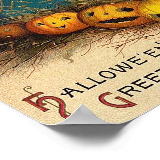 Pumpkin Row - Curioser und Curioser Poster (Ecke)