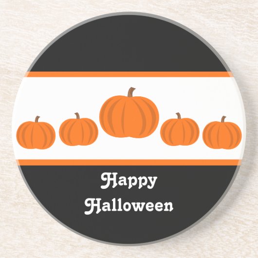 Pumpkin Row Halloween Untersetzer (Vorne)