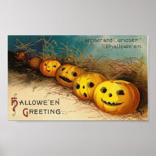Pumpkin Row - Kurioser und Curioser Poster