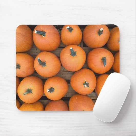 Pumpkin Rows Mousepad (Mit Mouse)