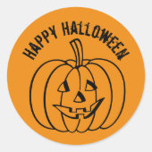 Pumpkin Runder Aufkleber (Vorderseite)