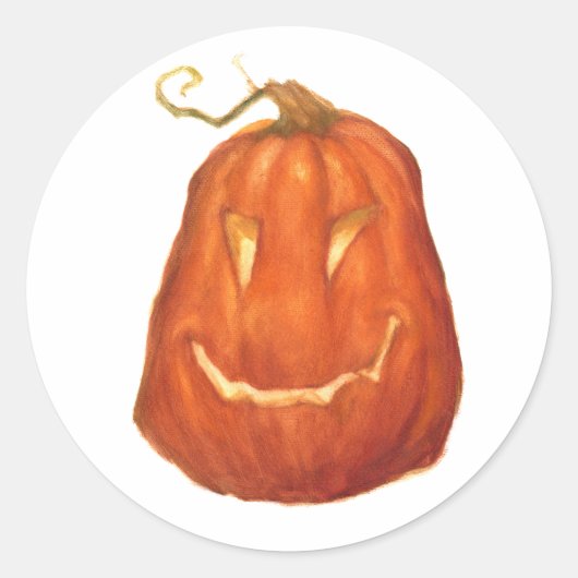 Pumpkin Runder Aufkleber (Vorderseite)