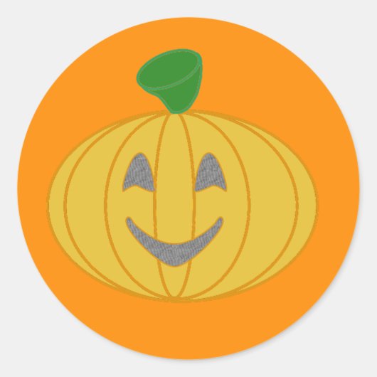 Pumpkin Runder Aufkleber (Vorderseite)