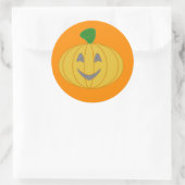 Pumpkin Runder Aufkleber (Tasche)