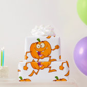 Pumpkin Running Geschenkpapier