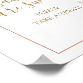 Pumpkin Rustic Boho Fall In Liebe Babies sind süß Poster (Ecke)