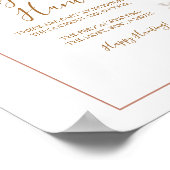 Pumpkin Rustic Boho Fall in Liebe Baby Socke Hunt Poster (Ecke)