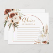 Pumpkin Rustic Boho Fall In Liebe Ratschläge für M Begleitkarte (Vorne/Hinten)