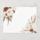 Pumpkin Rustic Boho Fall In Liebe Ratschläge für M Begleitkarte (Rückseite)