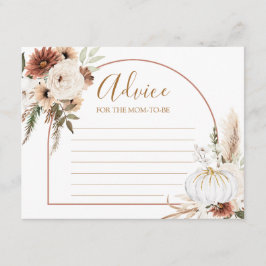 Pumpkin Rustic Boho Fall In Liebe Ratschläge für M Begleitkarte