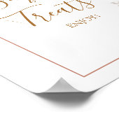 Pumpkin Rustic Boho Fall in Liebe Sweet & Leckerei Poster (Ecke)