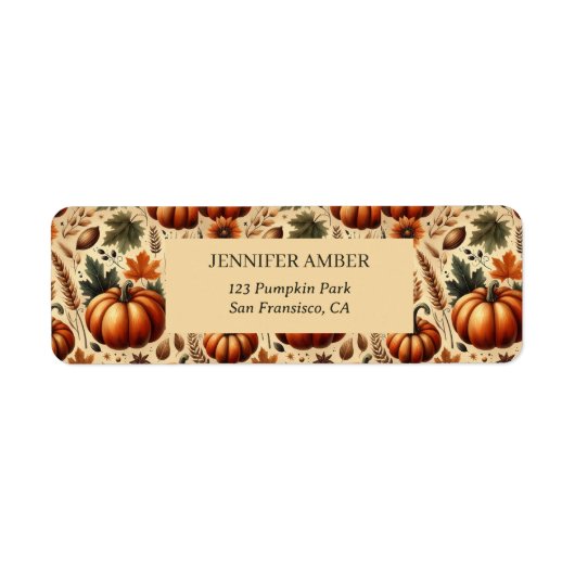 Pumpkin Rustikaler Fall und Herbst verlassen Saiso (Vorne)