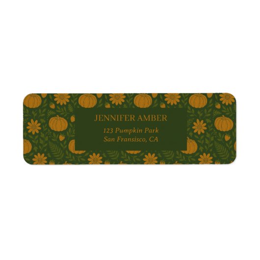 Pumpkin Rustikaler Fall und Herbst verlassen Saiso (Vorne)