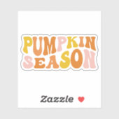 Pumpkin-Saison Aufkleber (Blatt)