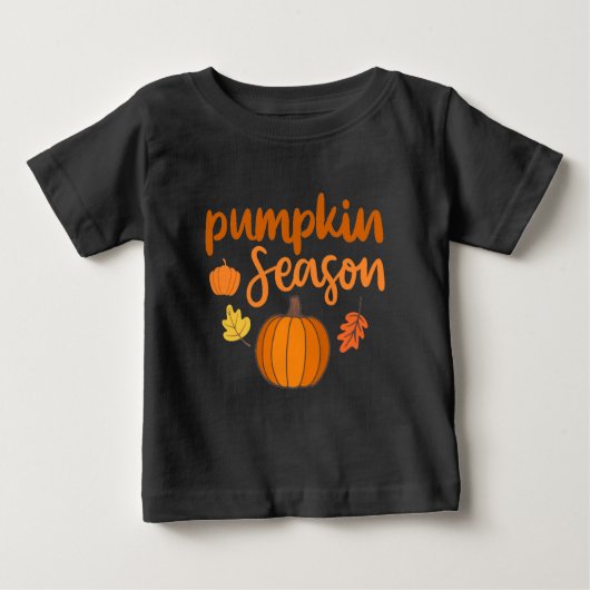 Pumpkin-Saison Herbst Baby T-shirt (Vorderseite)